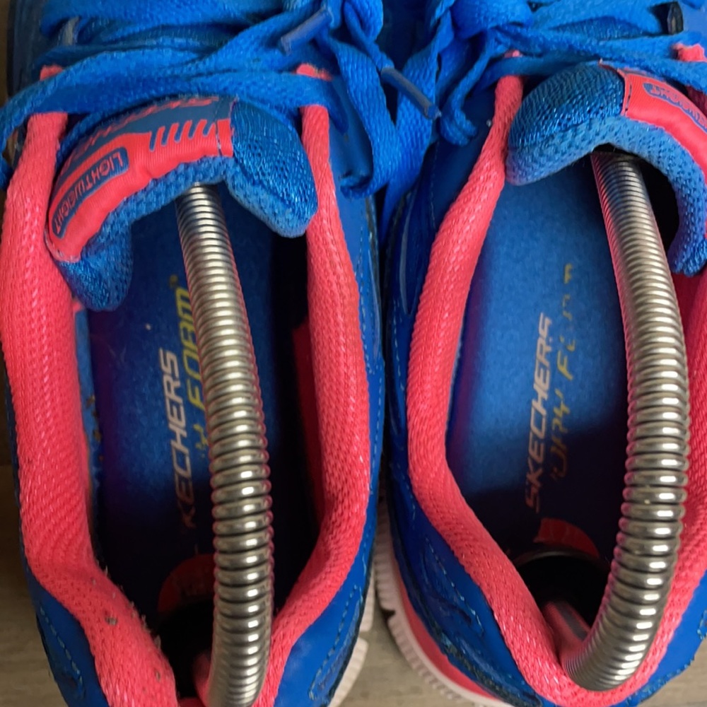 Sketchers women’s sneakers blue size 10 used good condition - Picture 6 of 13